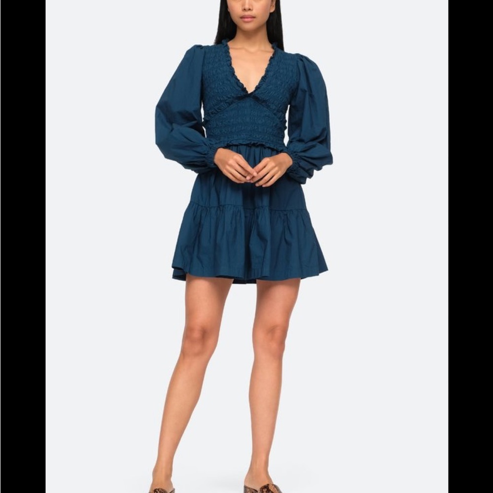 Sea Gaia Smocked Mini Dress - Picture 3 of 12